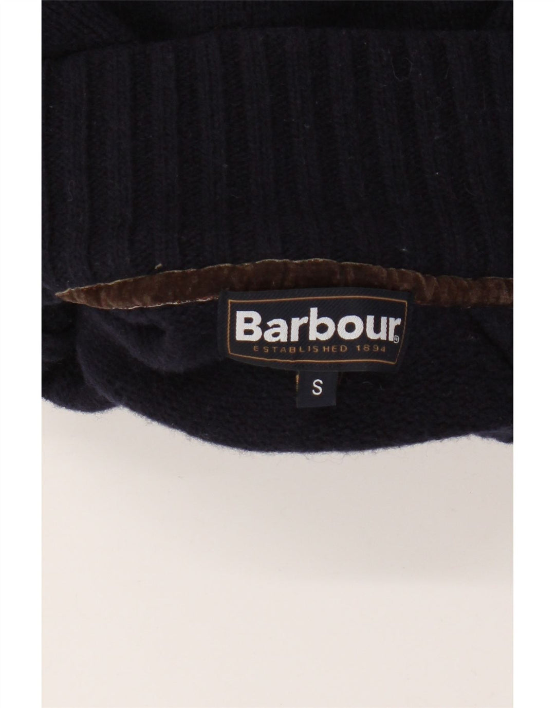 BARBOUR Pull à col boutonné pour homme Petit Bleu marine
