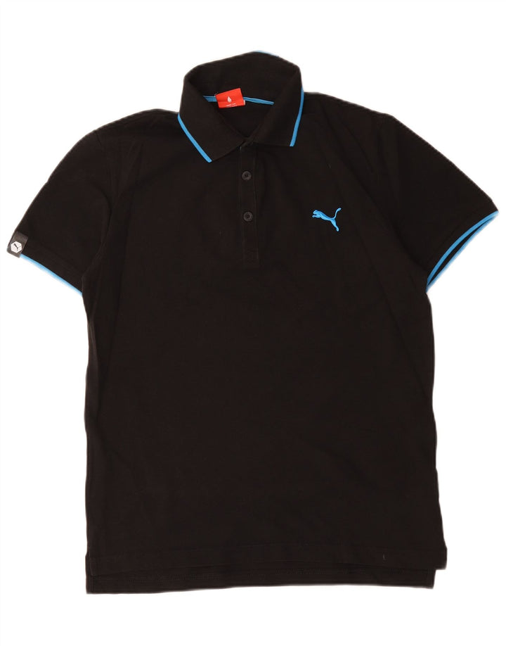 Puma Polo Homme Petit Noir Coton
