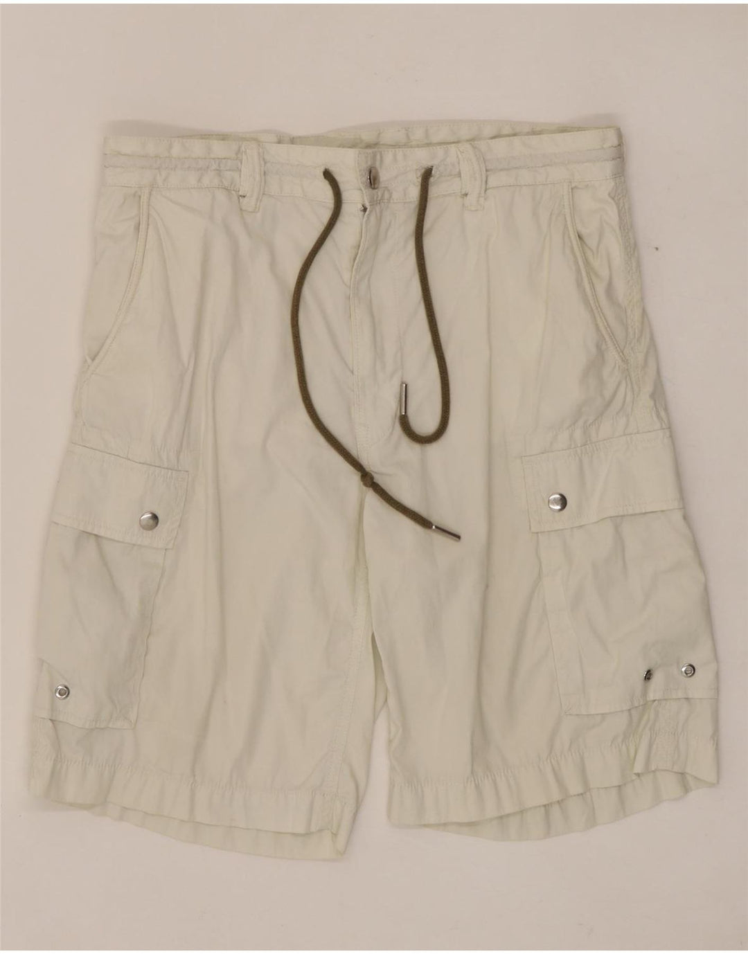 Diesel Short Cargo W30 Coton Blanc Cassé Moyen Homme