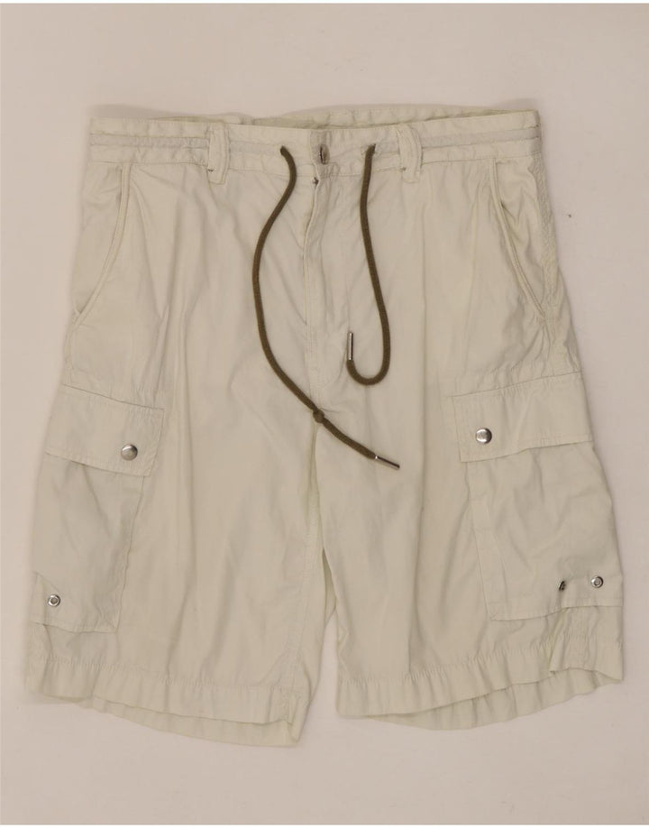 Diesel Short Cargo W30 Coton Blanc Cassé Moyen Homme