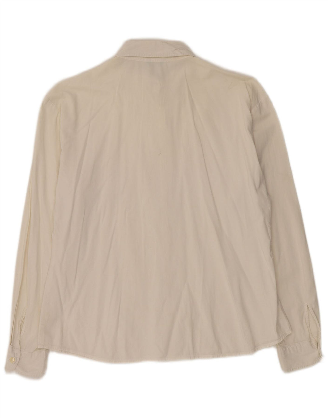 BENETTON Chemise Femme UK 18 XL Blanc