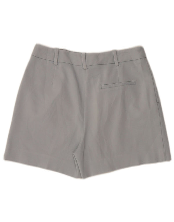 Zara Short Chino Taille Haute Femme Medium W28 Bleu Coton