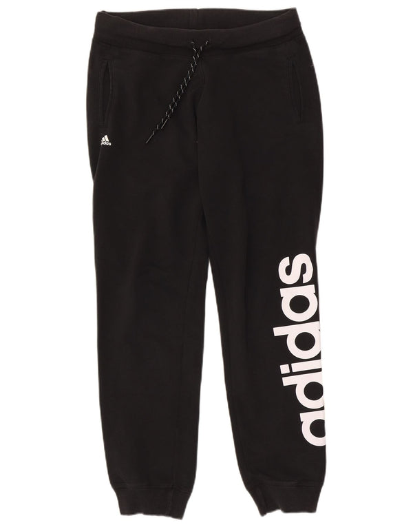 Adidas Pantalon de survêtement graphique pour femme Joggers UK 12/14 Noir moyen