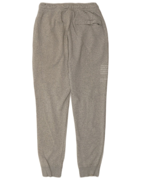 Nike Hommes Swoosh Graphic Survêtement Pantalon Joggers Petit Gris Coton