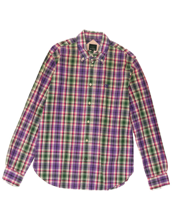 Henry Cottons Chemise Homme Taille 39 Moyen Multicolore Check Coton