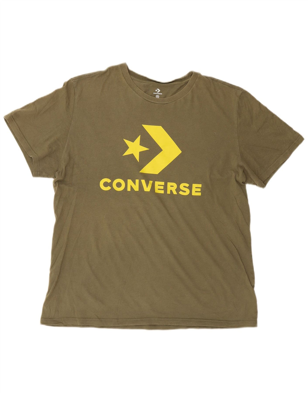 Converse T-Shirt Graphique Top XL Homme Kaki