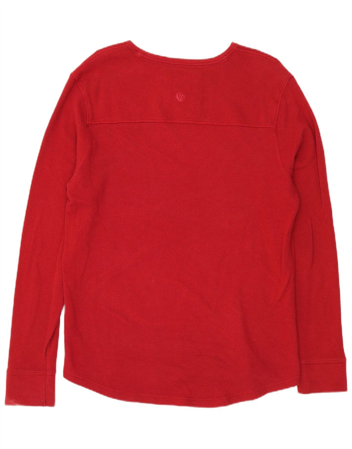 Fat Face Haut Homme Manches Longues Grand Coton Rouge