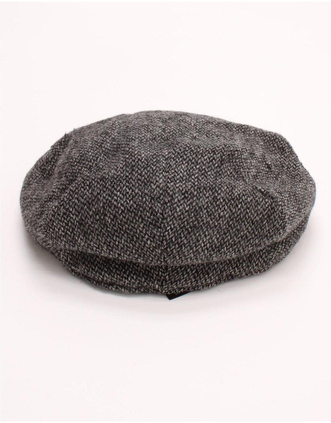 Marks & Spencer Casquette plate pour homme en laine à chevrons gris classique