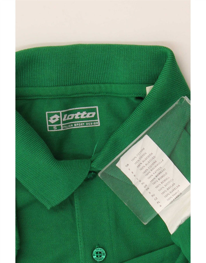 Lotto Polo Homme Petit Vert Coton