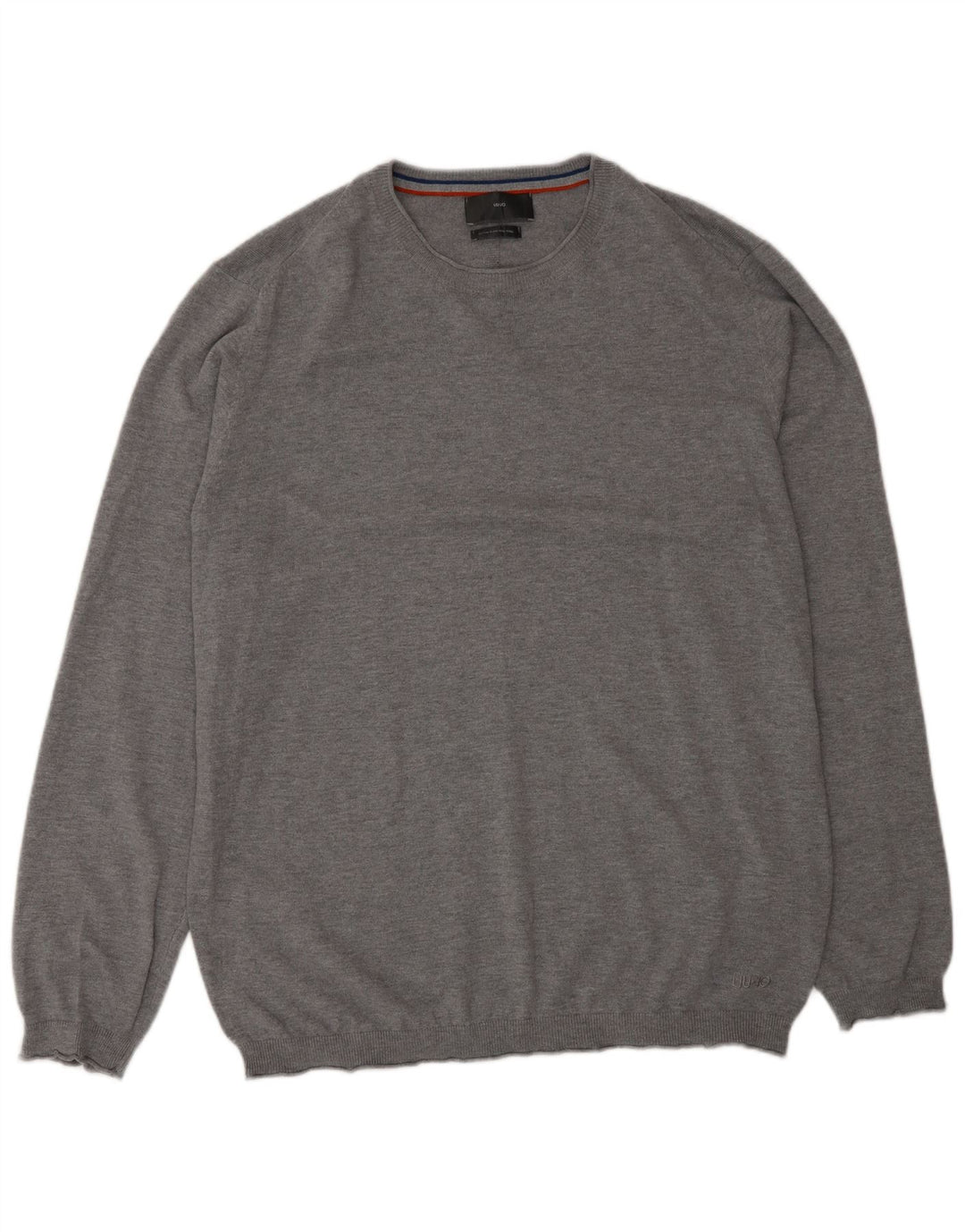 Liu Jo Pull à col rond pour homme 3XL Gris Coton
