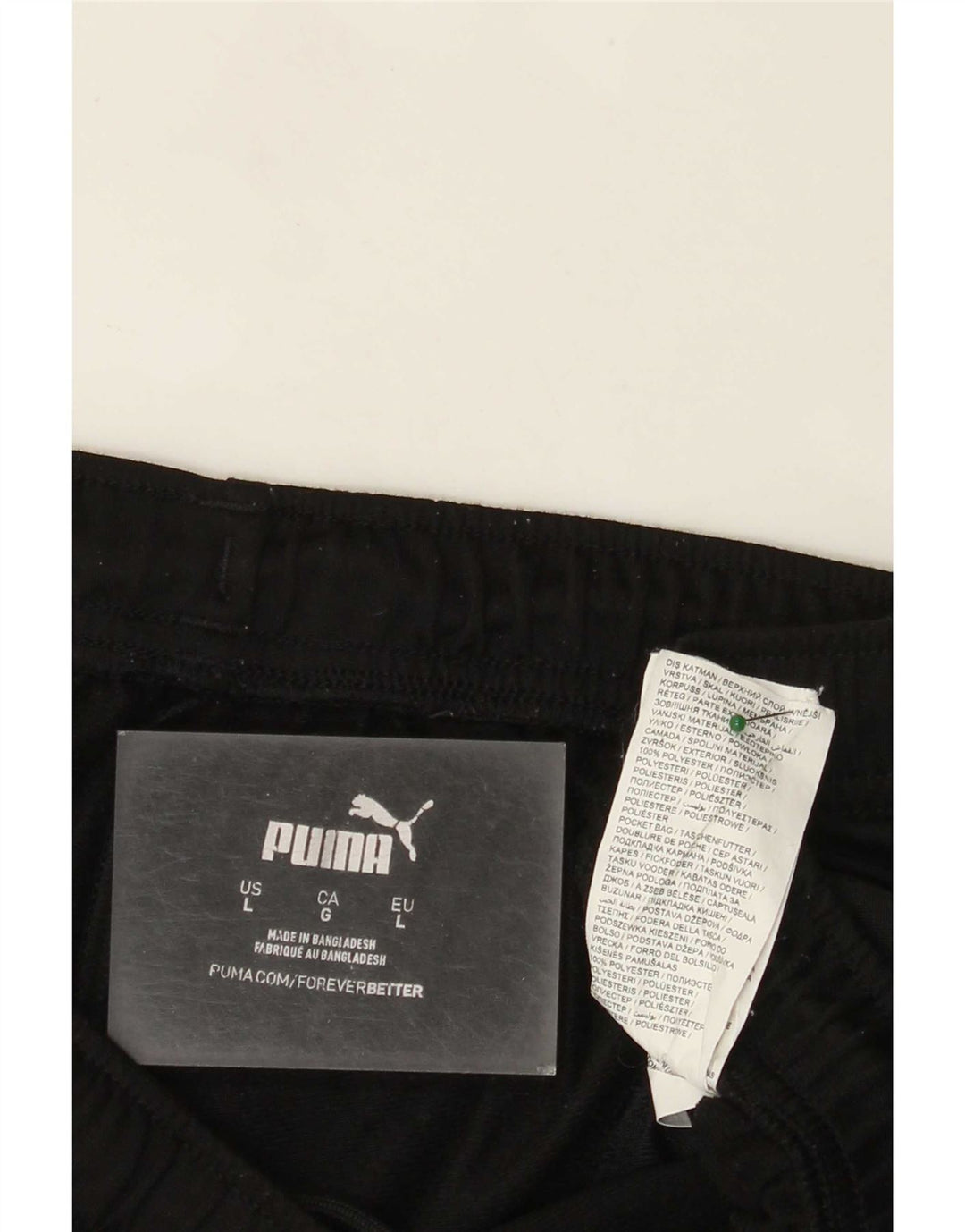 Puma Pantalon de survêtement pour homme Large Noir Polyester