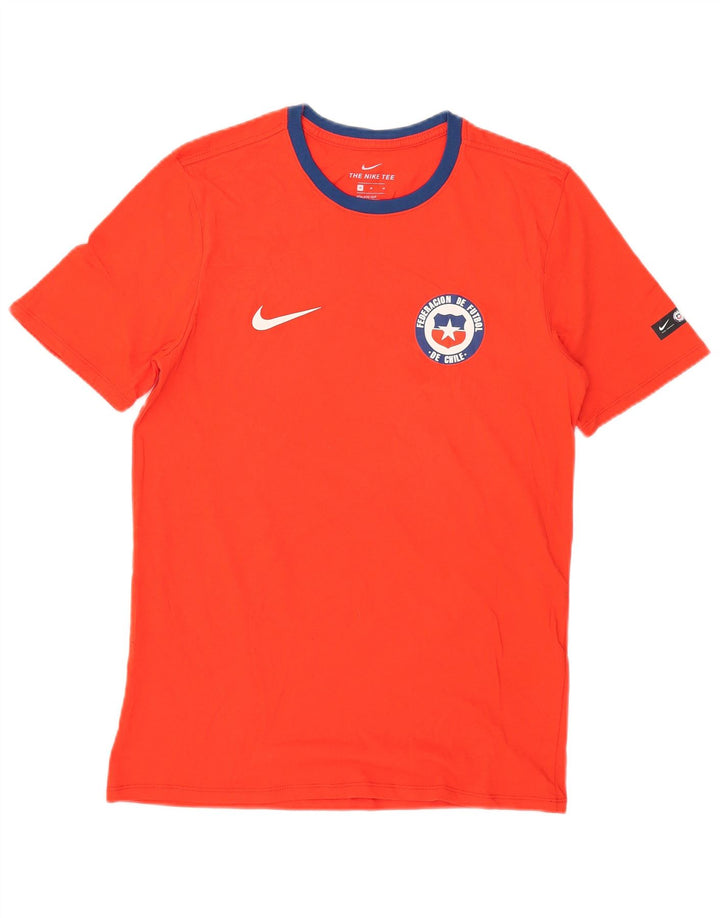 Nike Homme Athletic Cut T-Shirt Haut Rouge Moyen Coton
