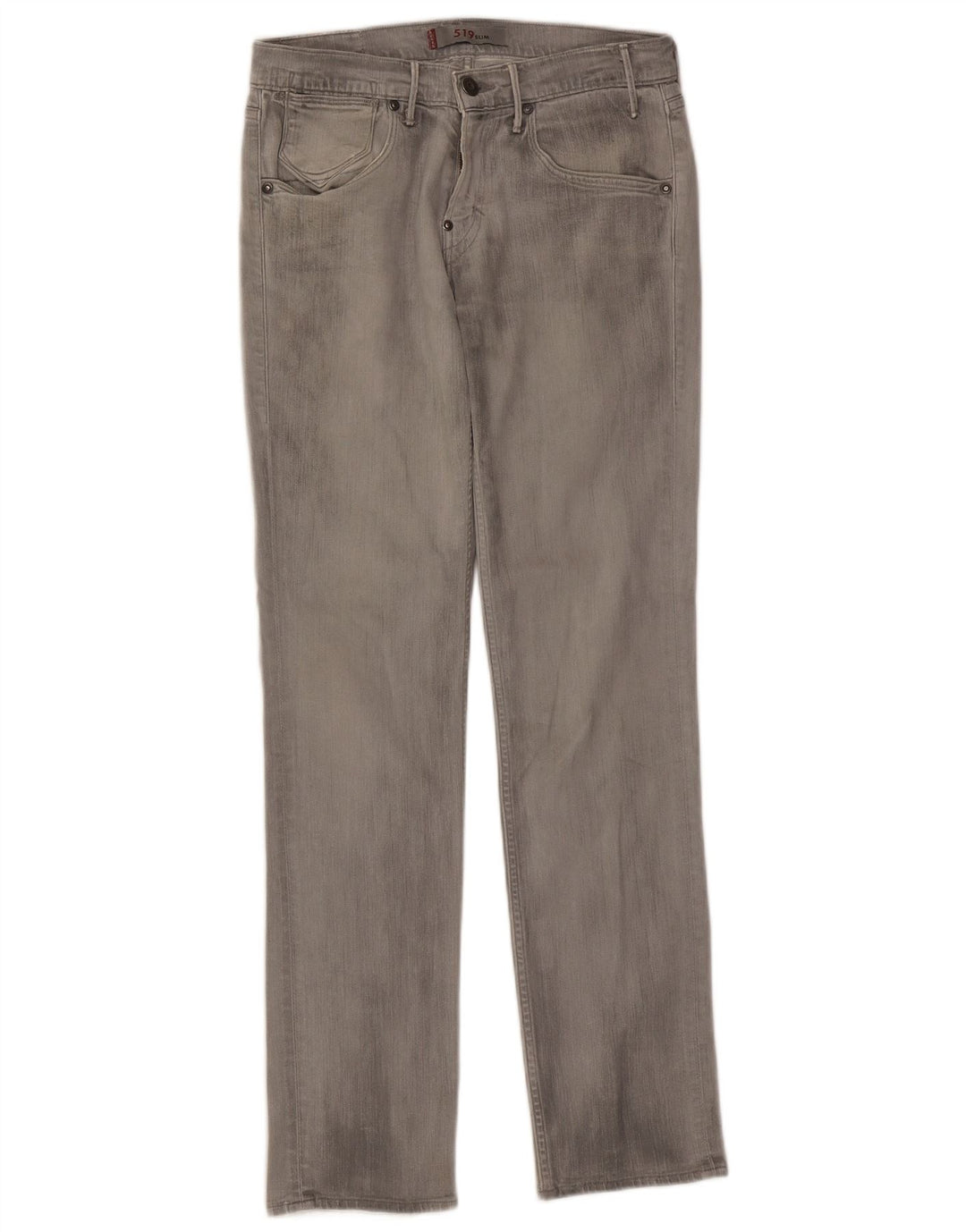 Levi's Jean Slim 519 Femme W30 L32 Gris Coton