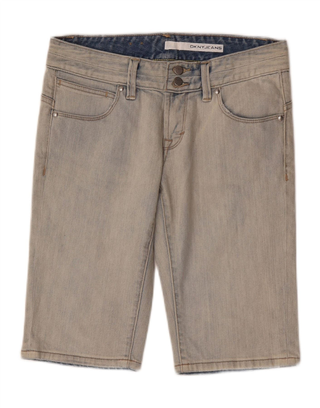 Dkny Short en jean pour femme US 6 Medium W32 Bleu Coton