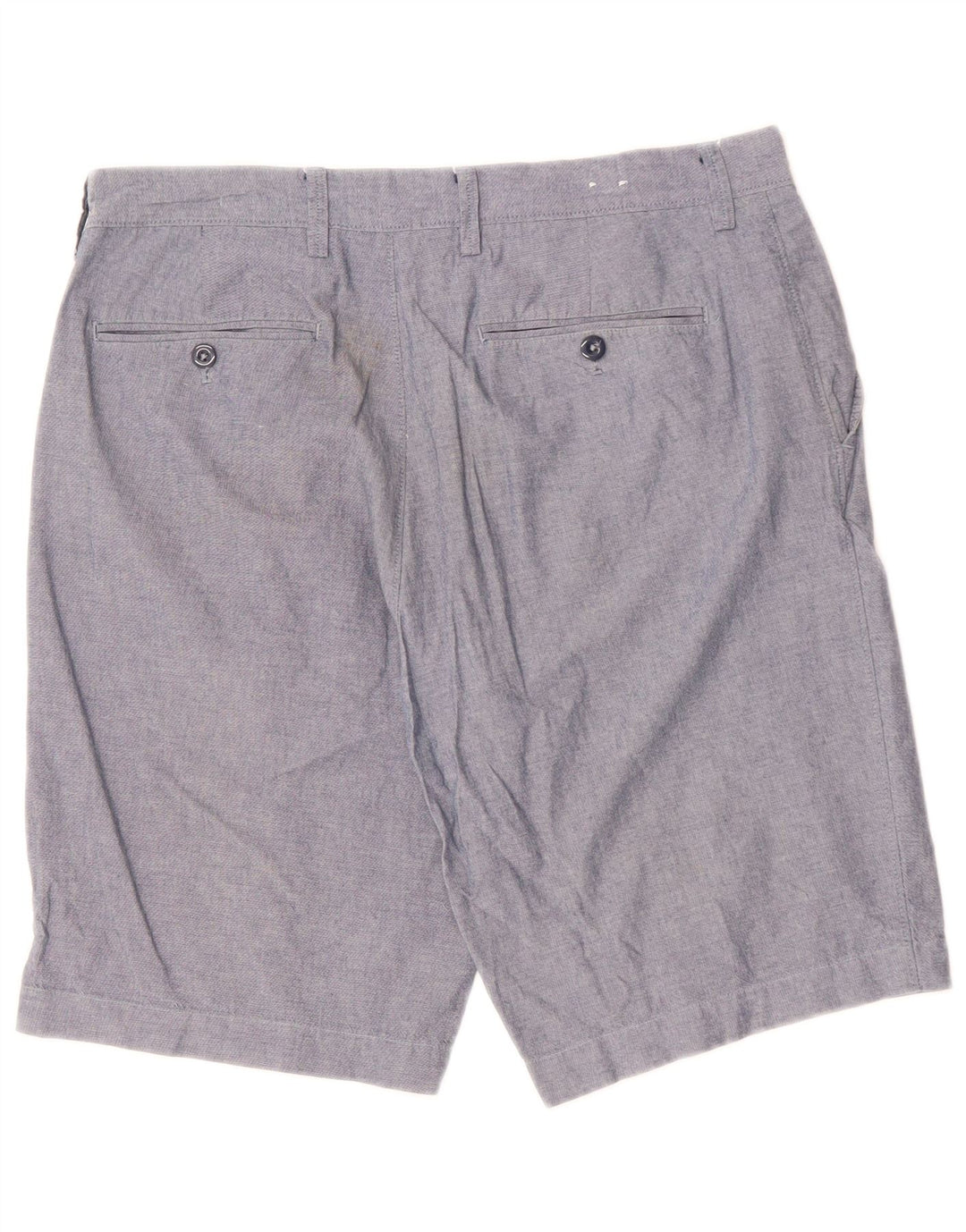 J. CREW Short Chino Homme W33 Bleu Moyen Coton