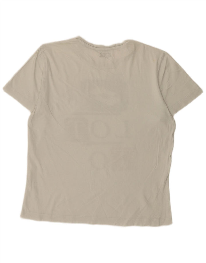 Lotto T-Shirt Graphique Homme Blanc Moyen