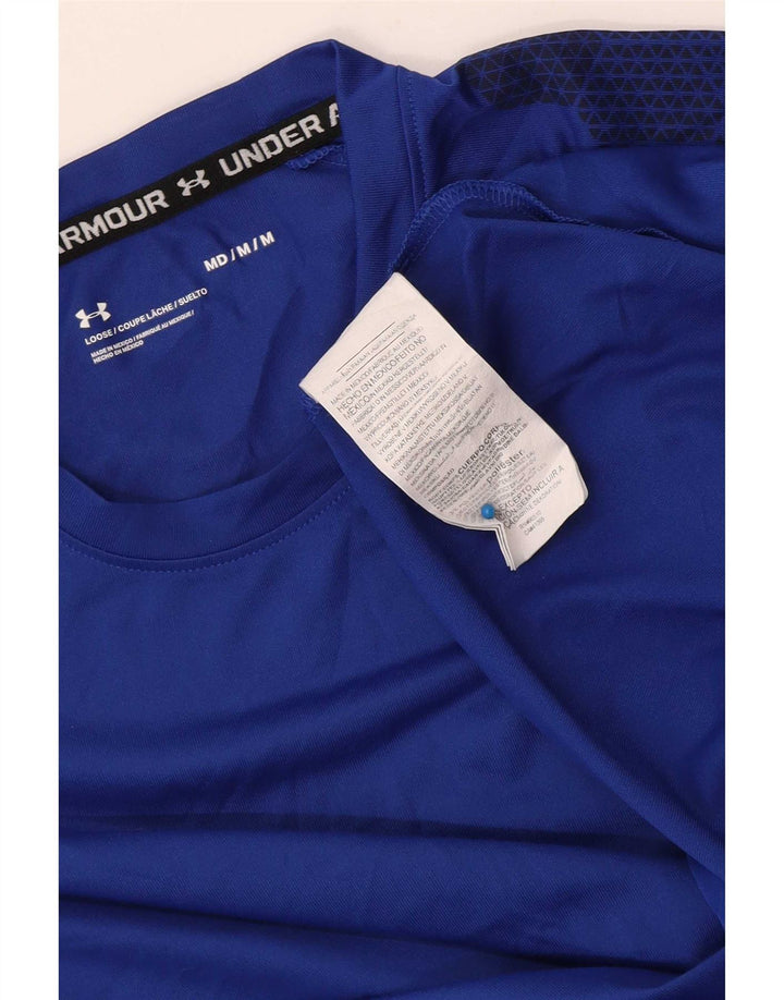 Under Armour Haut à Manches Longues Homme Bleu Moyen Spotted Polyester