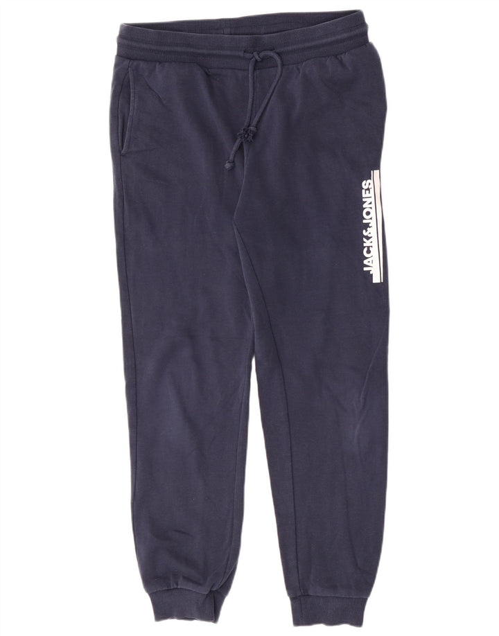 Jack & Jones Pantalon De Survêtement Graphique Joggers Homme Bleu Marine Moyen