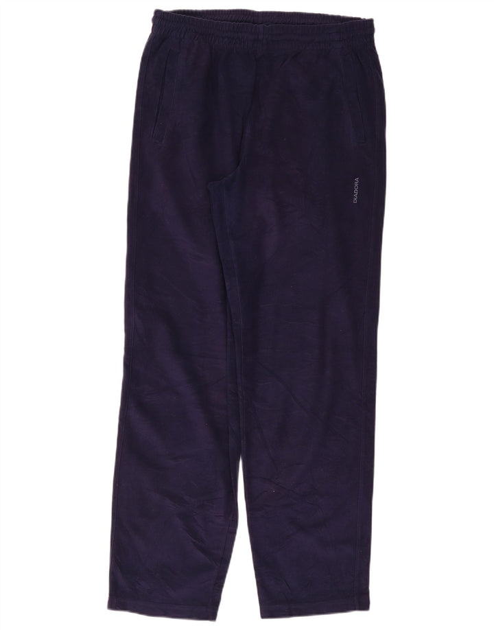 DIADORA Pantalon de survêtement pour homme UK 38 Bleu marine moyen Polyester