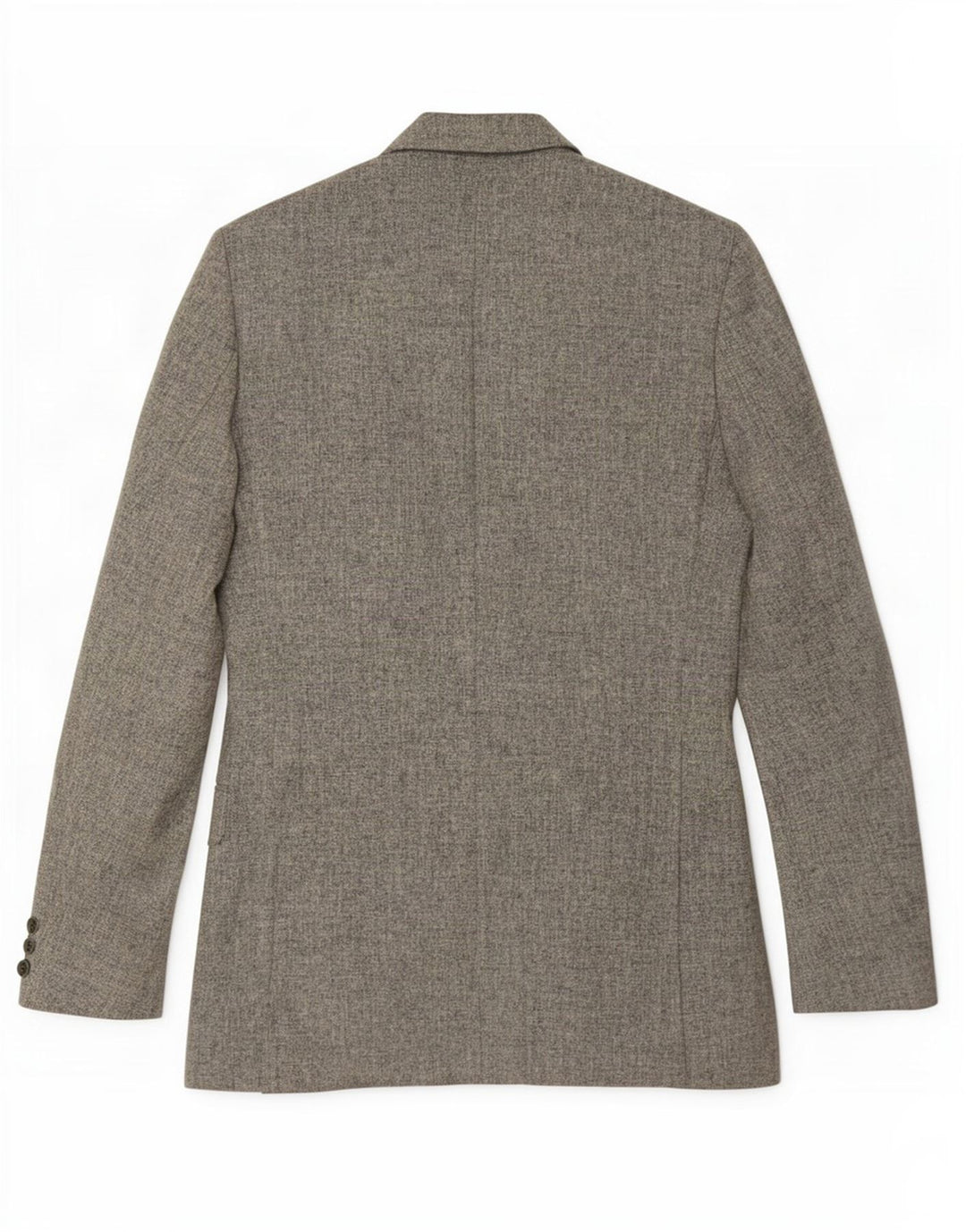 Wellington Veste Blazer 2 Boutons Homme UK 38 Laine Mouchetée Gris Moyen