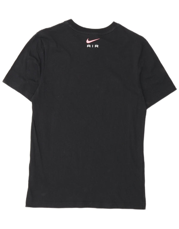Nike T-shirt graphique pour homme en coton noir Taille S