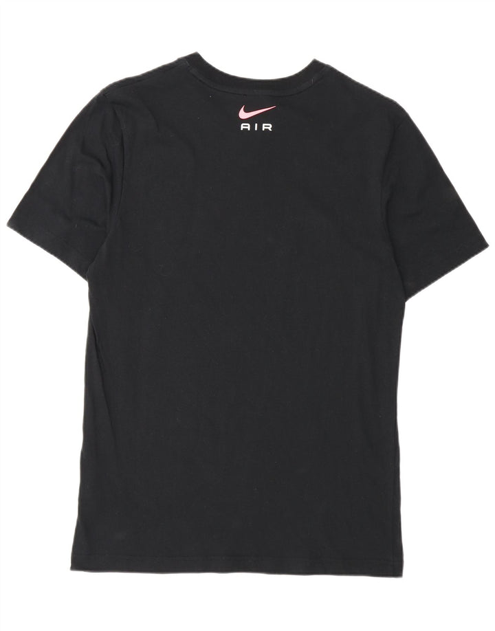 Nike T-shirt graphique pour homme en coton noir Taille S