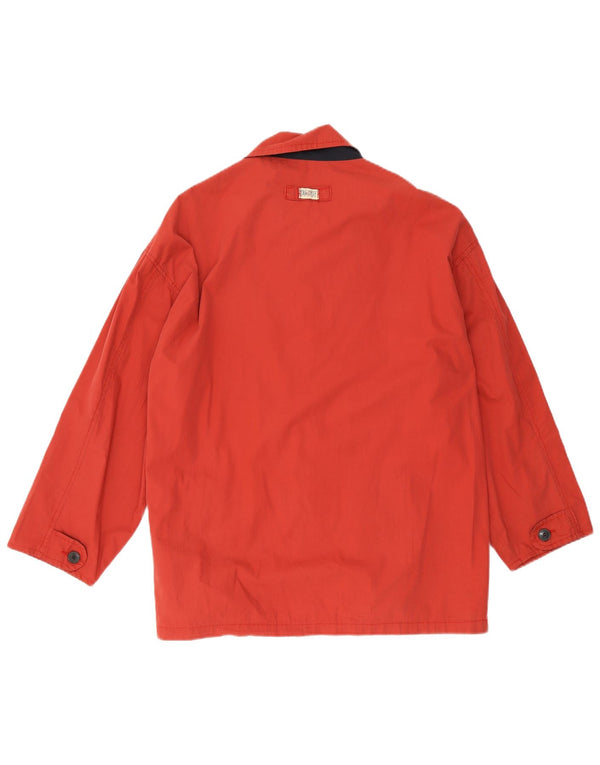 veste coupe-vent vintage pour homme UK 40 Grand coton rouge