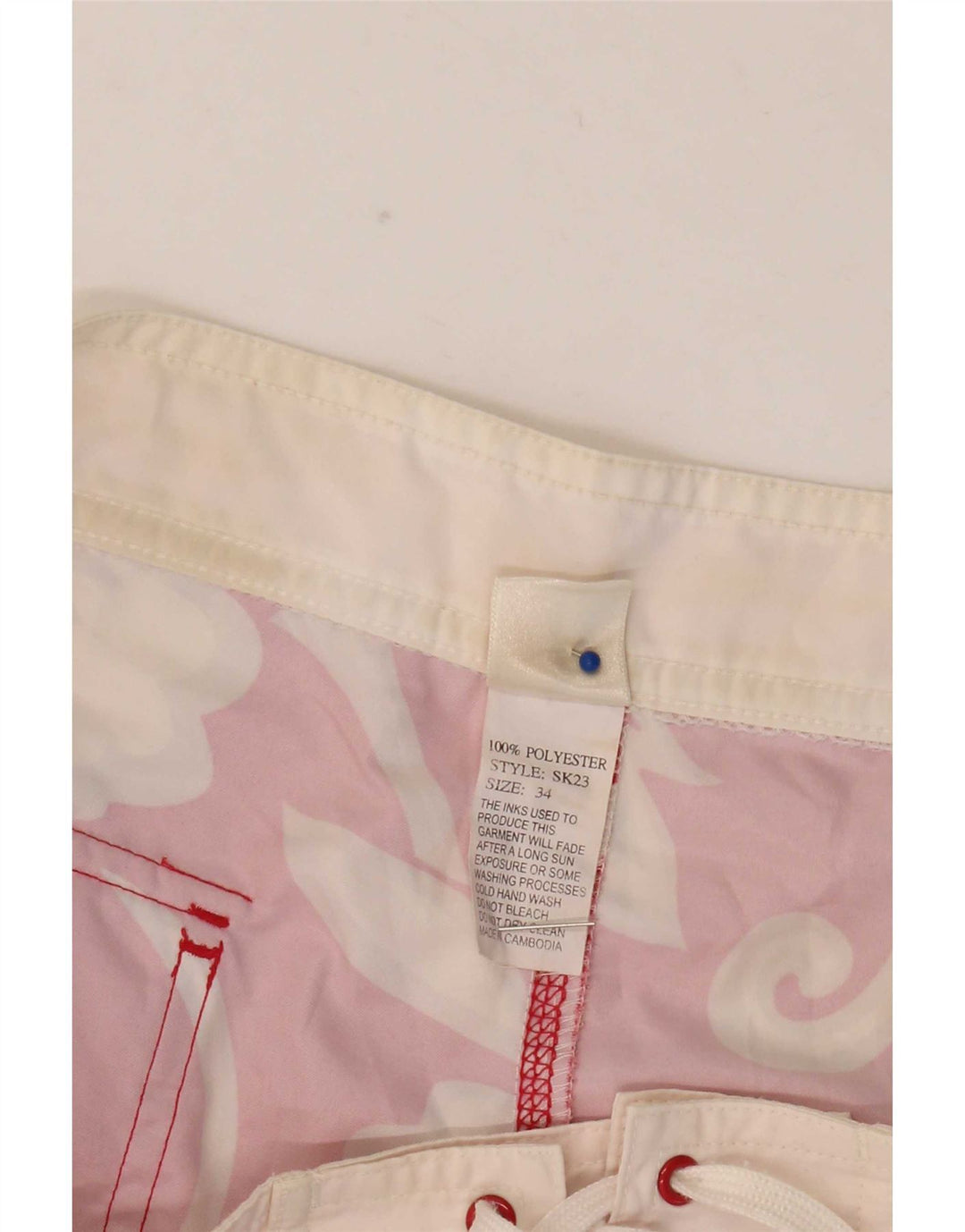 Sundek Short de Bain Homme Grand Polyester Floral Rouge