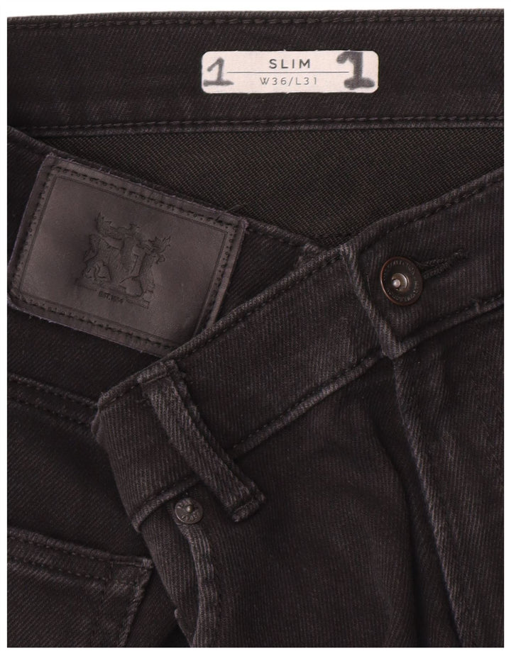 Marks & Spencer Jean Slim Homme W36 L31 Noir
