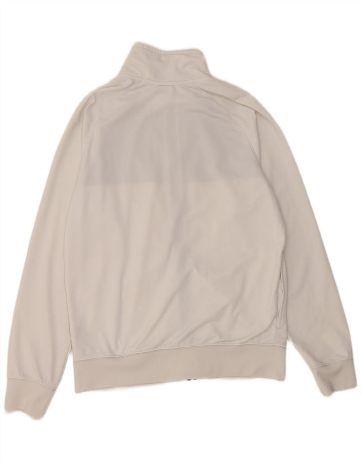 NIKE Veste de survêtement graphique pour homme en polyester color block blanc moyen