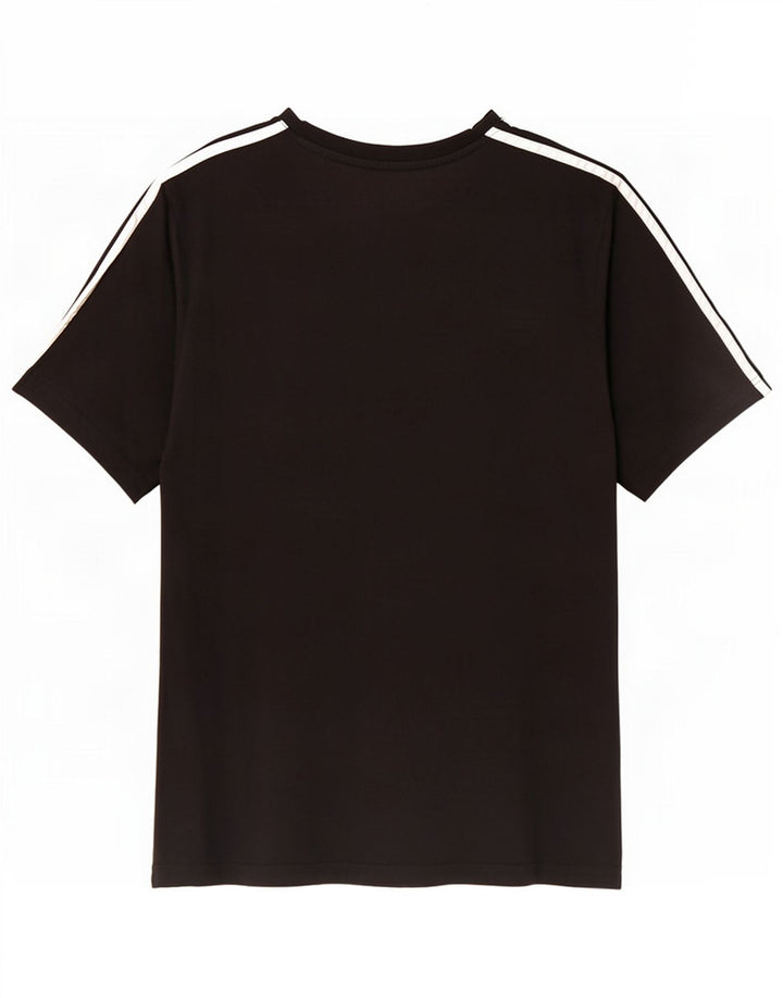 Adidas T-Shirt Homme Haut Noir Moyen Coton