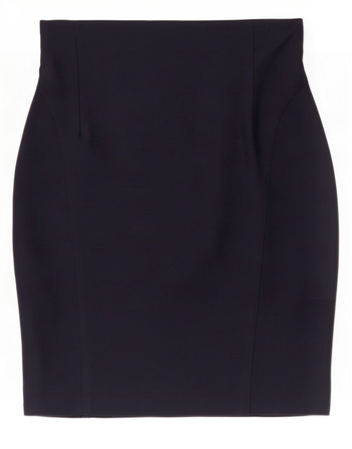 jupe crayon femme vintage Medium W28 Bleu Marine