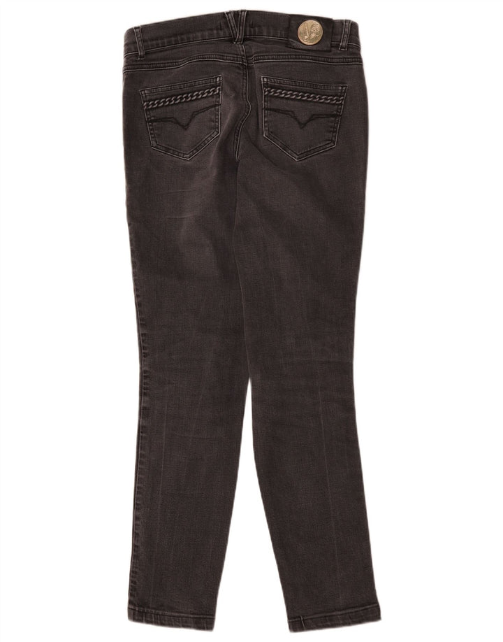 Versace Femme Jean Slim IT 42 Moyen W30 L29 Gris Coton