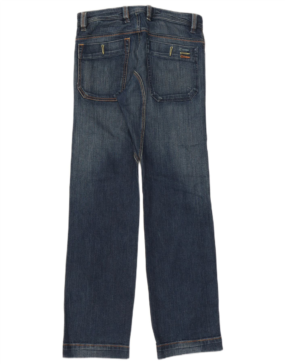 Diesel Jean Droit W30 L33 Homme Bleu Coton