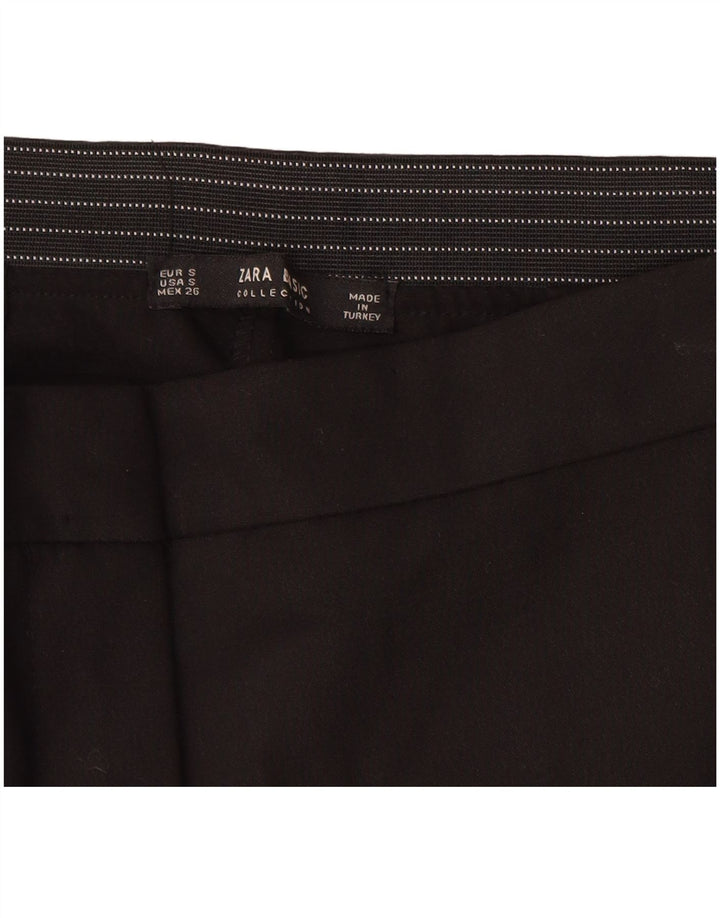 Pantalon Chino Slim Femme ZARA Petit W26 L27 Noir