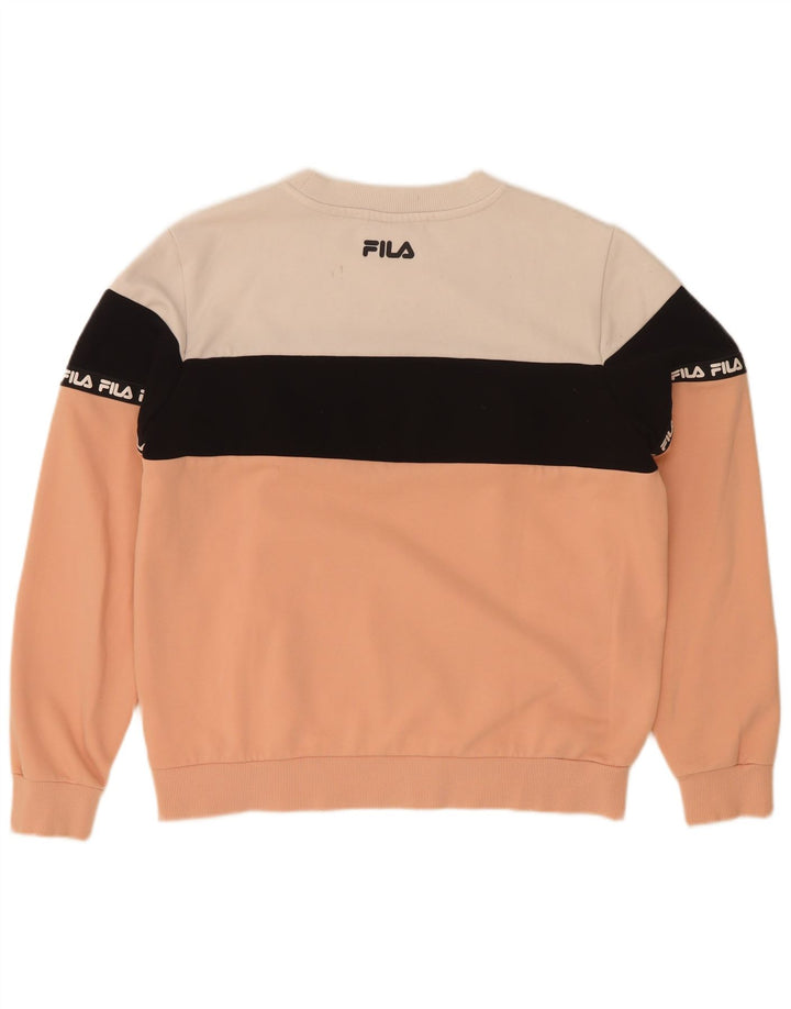 Fila Sweat-shirt graphique pour femme UK 14 Medium Multicolore