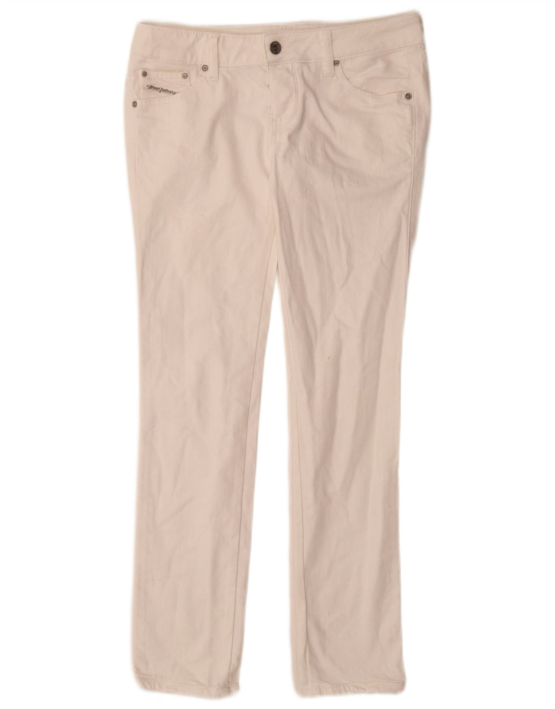 Diesel Jean Cuddy Slim Femme W28 L29 Coton Blanc