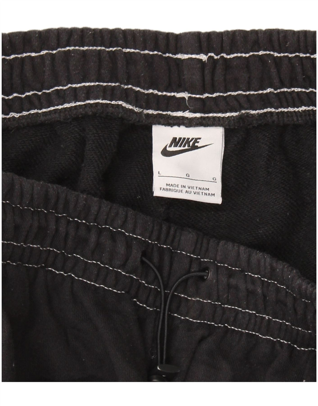 Nike Pantalon de survêtement graphique pour homme Taille L Noir