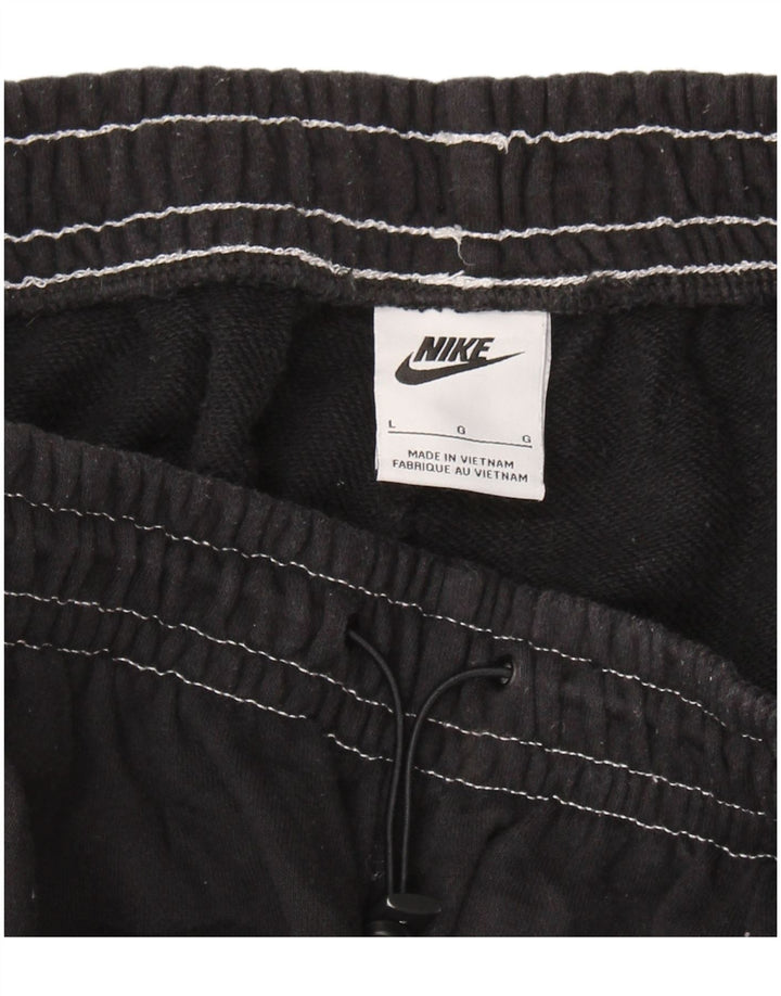 Nike Pantalon de survêtement graphique pour homme Taille L Noir