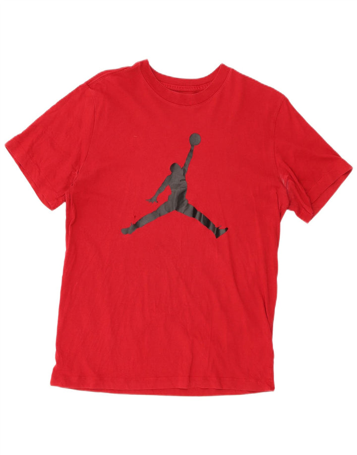 JORDAN T-shirt graphique pour hommes en coton rouge moyen
