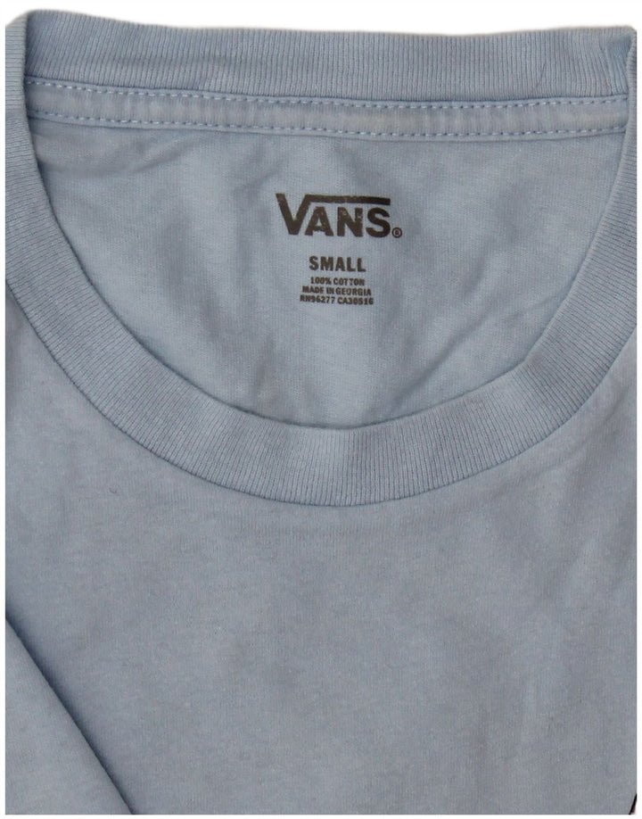 VANS T-shirt graphique pour hommes, petit, bleu
