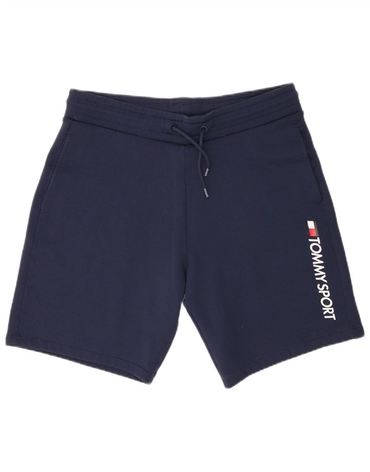 Tommy Hilfiger Short de Sport Graphique Homme Bleu Marine Moyen
