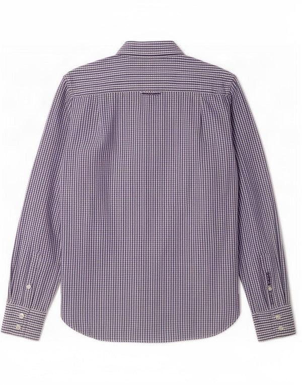 Superdry Chemise Homme Large Violet Vichy Coton