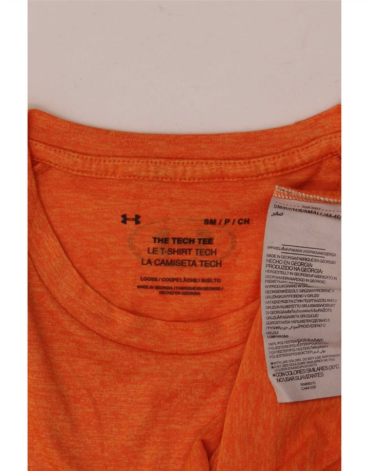 Under Armour Homme The Tech Tee T-Shirt Haut Petit Orange Polyester