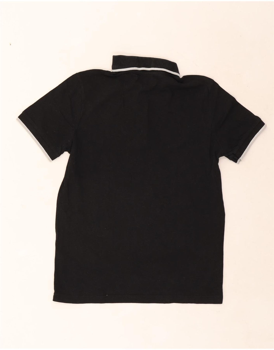 Kappa Polo Homme Petit Noir Rayé Coton