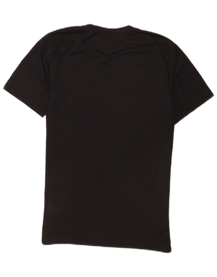 Nike Hommes Dri Fit Graphic T-Shirt Haut Petit Noir Polyester
