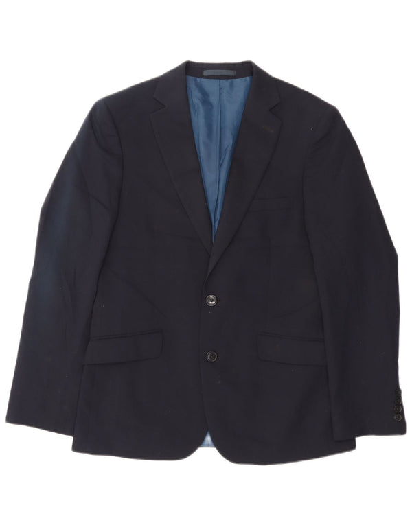 Marks & Spencer Veste blazer à 2 boutons pour homme UK 38 en laine bleu marine moyen