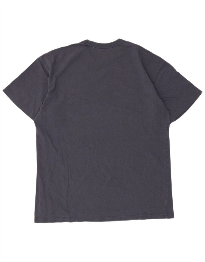 Nike Homme Coupe Ample T-Shirt Haut Bleu Marine Moyen Coton