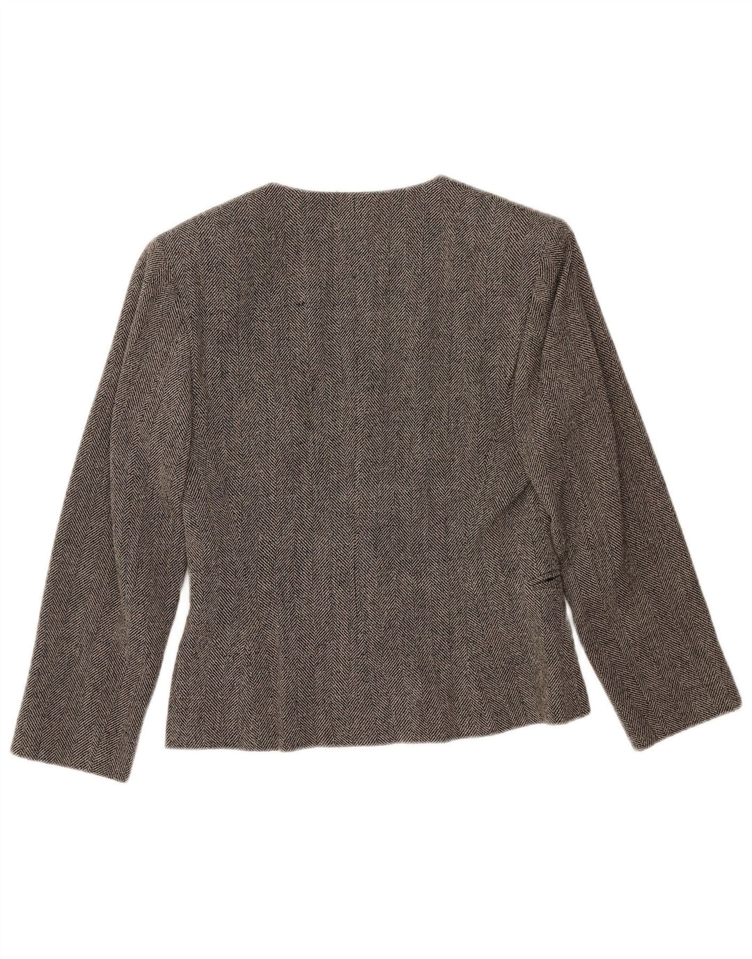 Maska Veste Blazer Croisée Femme IT 42 Gris Moyen à Chevrons