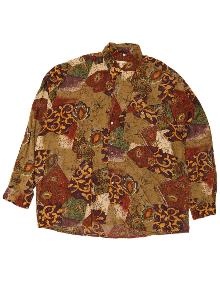 Chemise Homme Pioneer Taille 43/44 XL Patchwork Multicolore